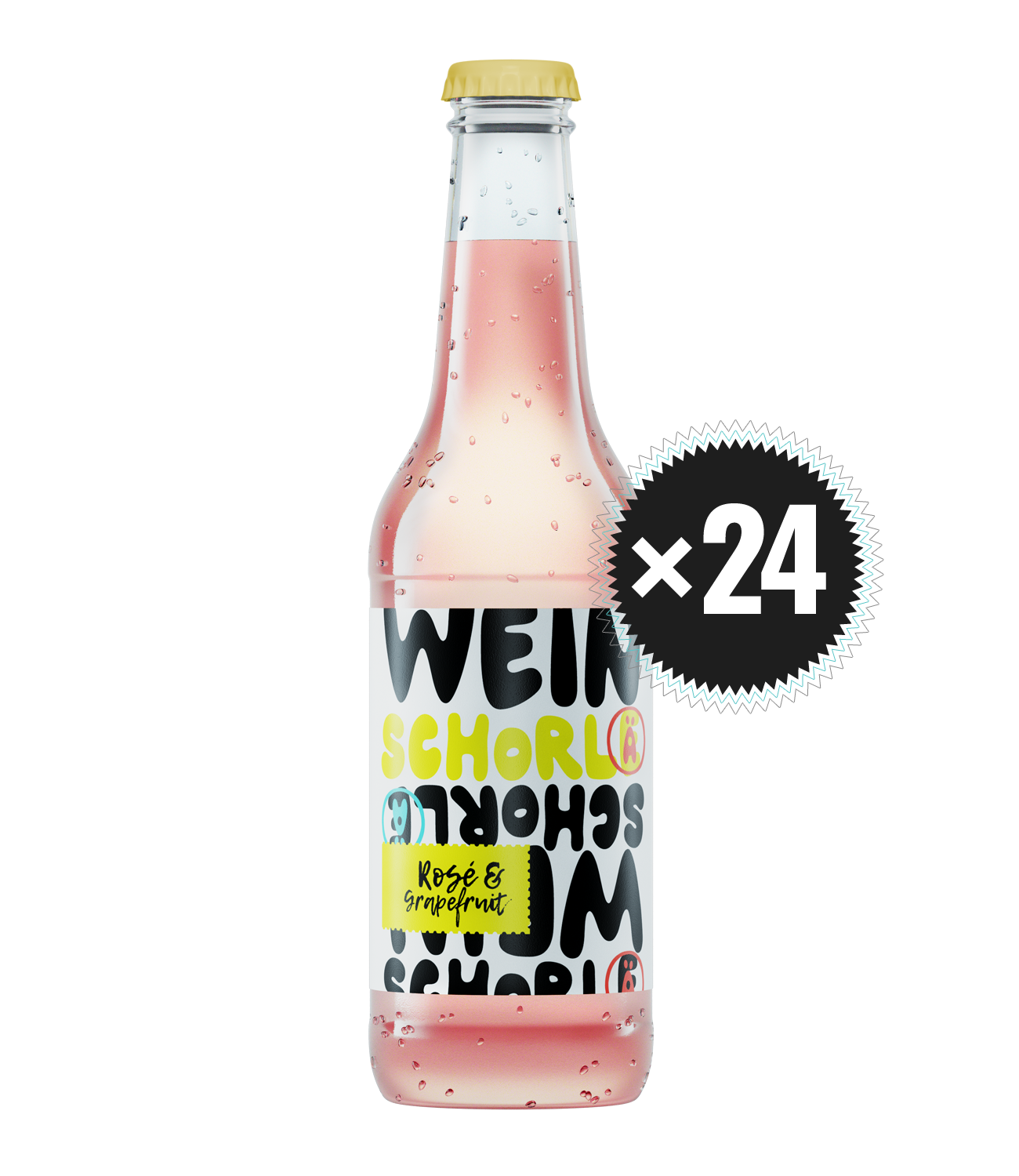 Schorlä - Rosé Grapefruit 24 Stück