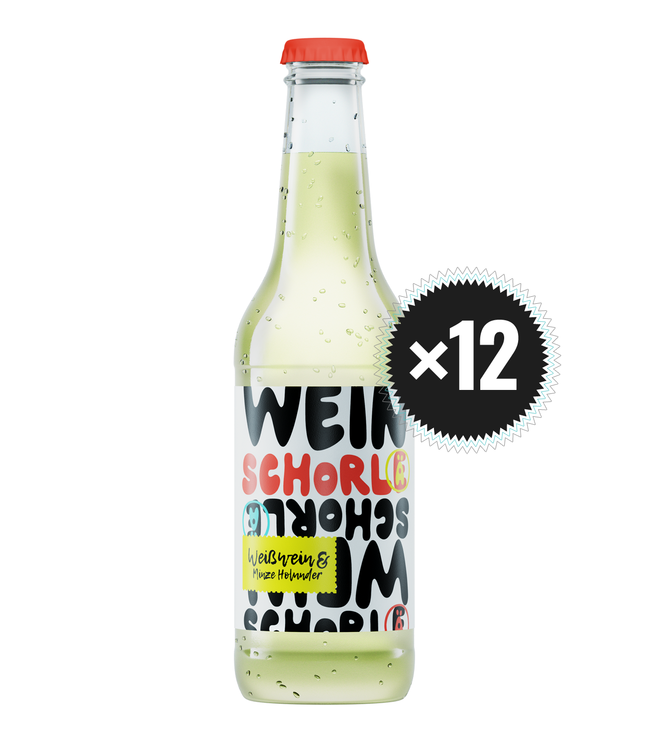 Schorlä - Weisswein Minze Holunder 12 Stück