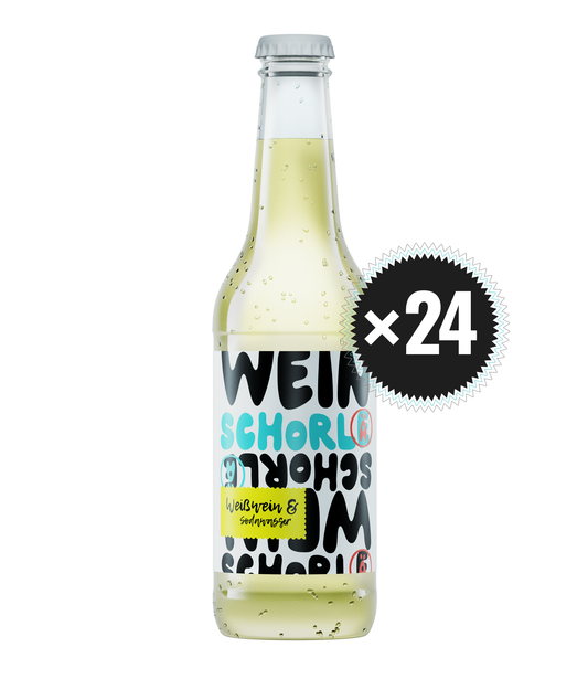 Schorlä - Weisswein Sodawasser 24 Stück
