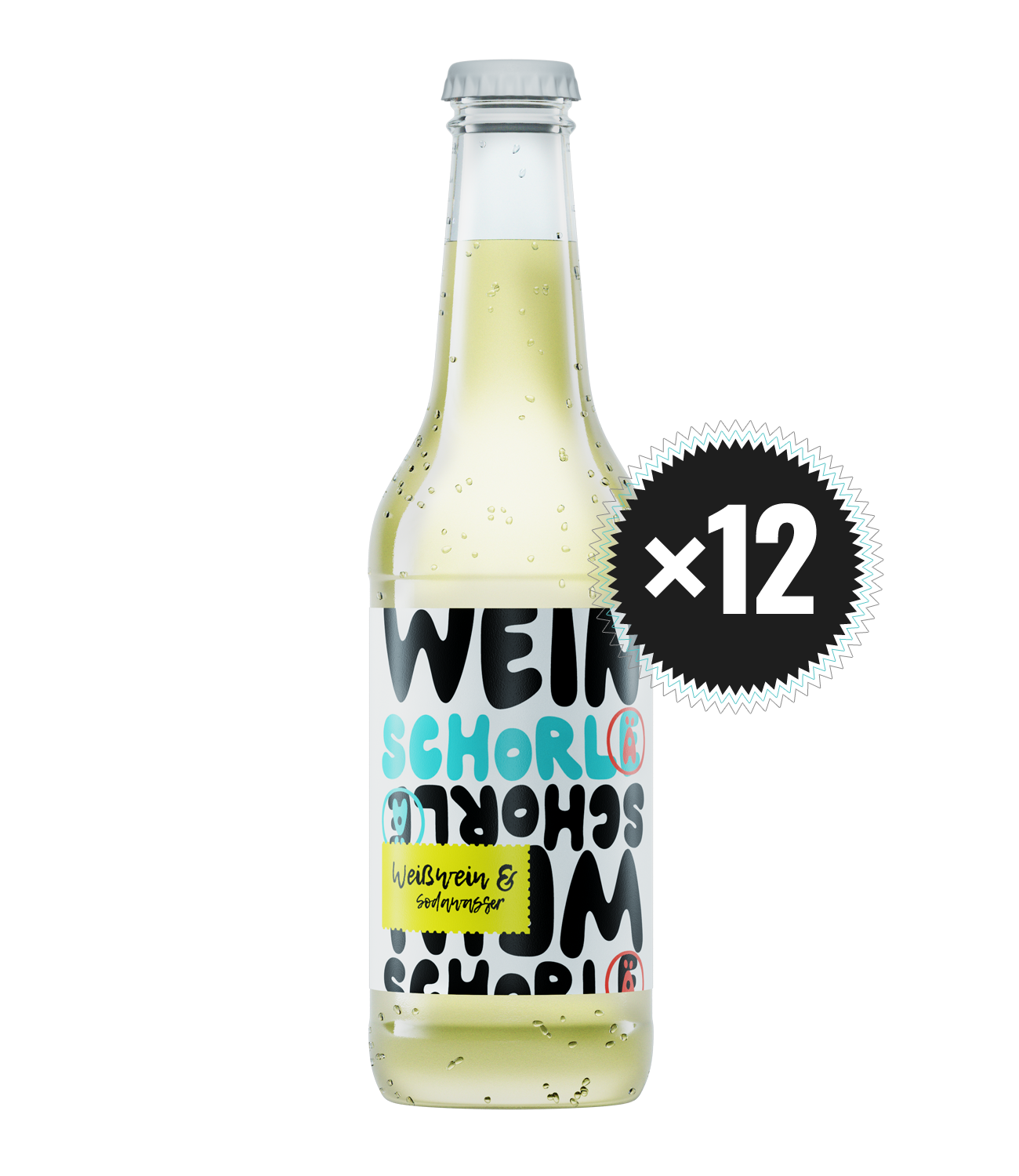Schorlä - Weisswein Sodawasser 12 Stück
